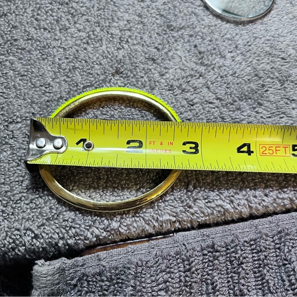 J Crew Sparkly rhinestone hinged oval Bracelet - Picture 7 of 7